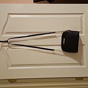 Steve Madden black chain detail, quilted small shoulder bag